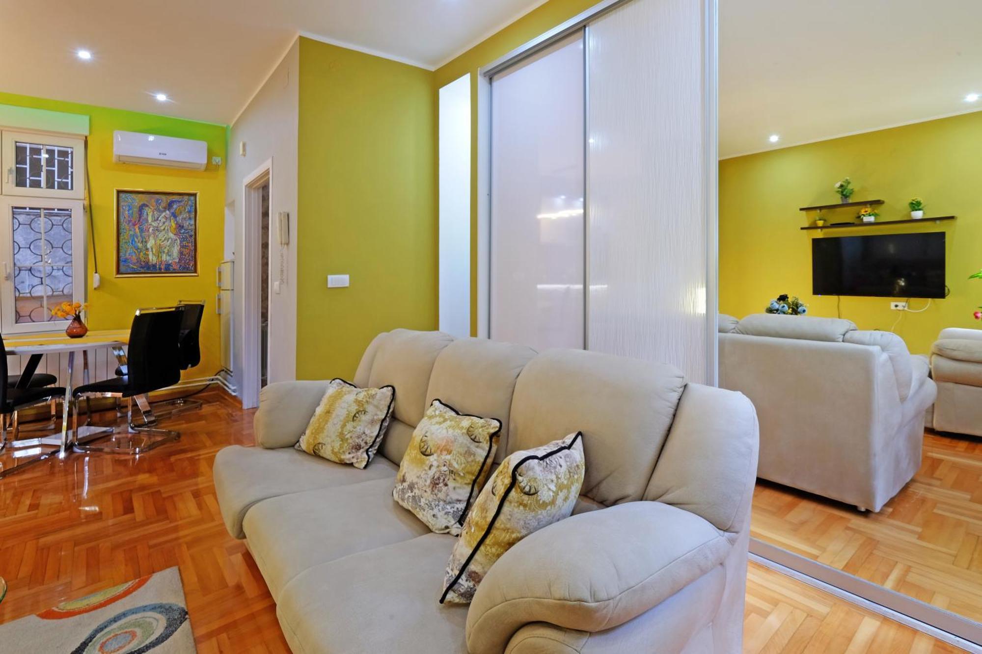 Apartman Kruna Appartement Belgrado Buitenkant foto